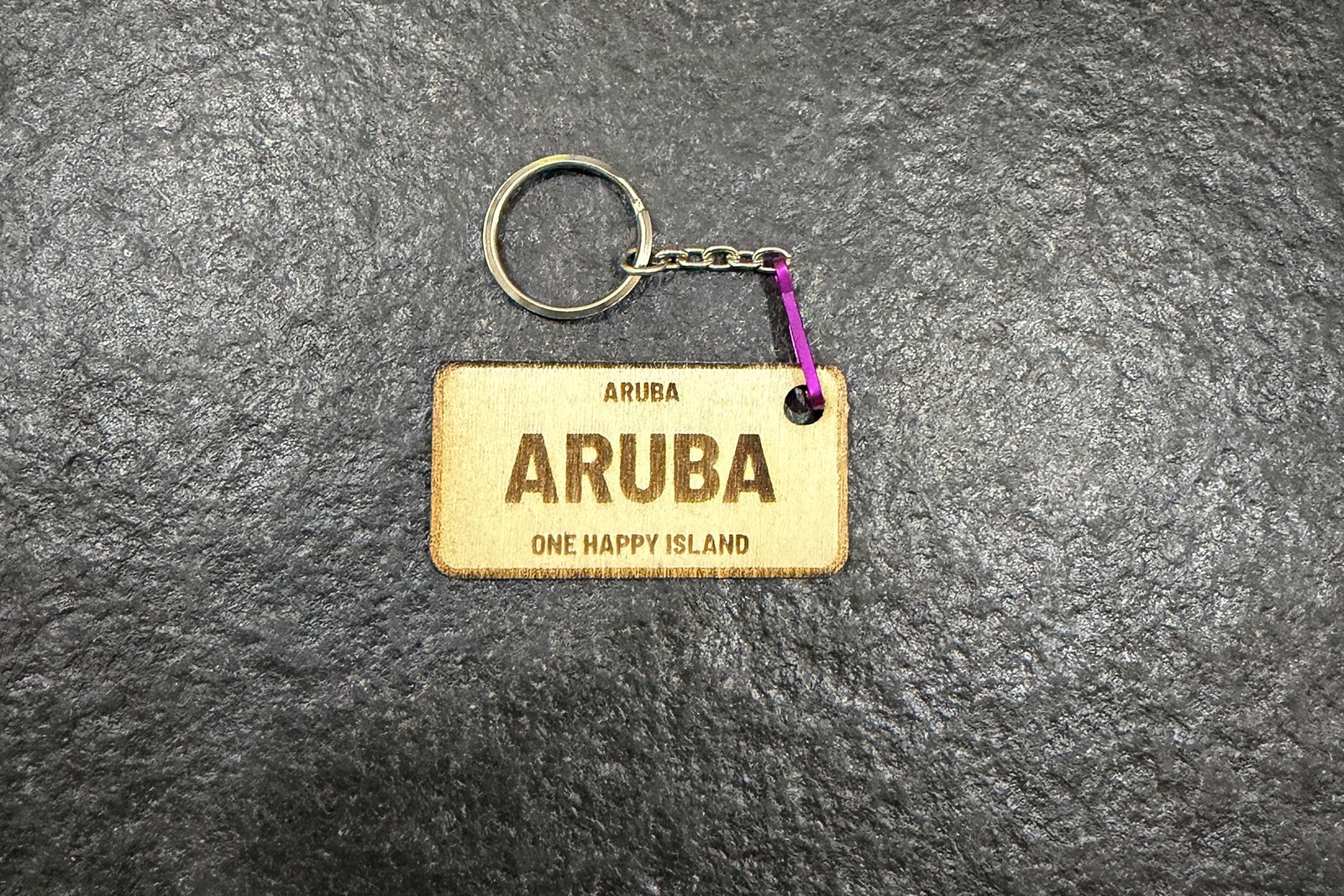 Keychain - ARUBA - Rectangle - Plain