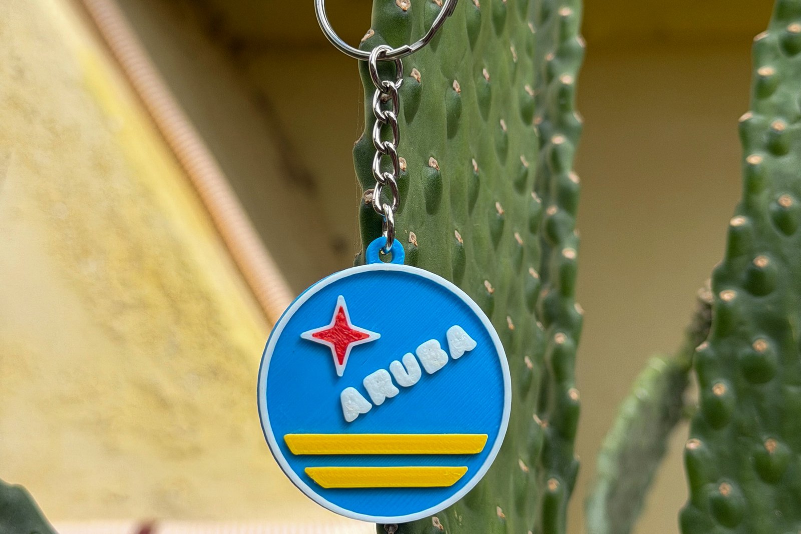 Keychain - Aruba round