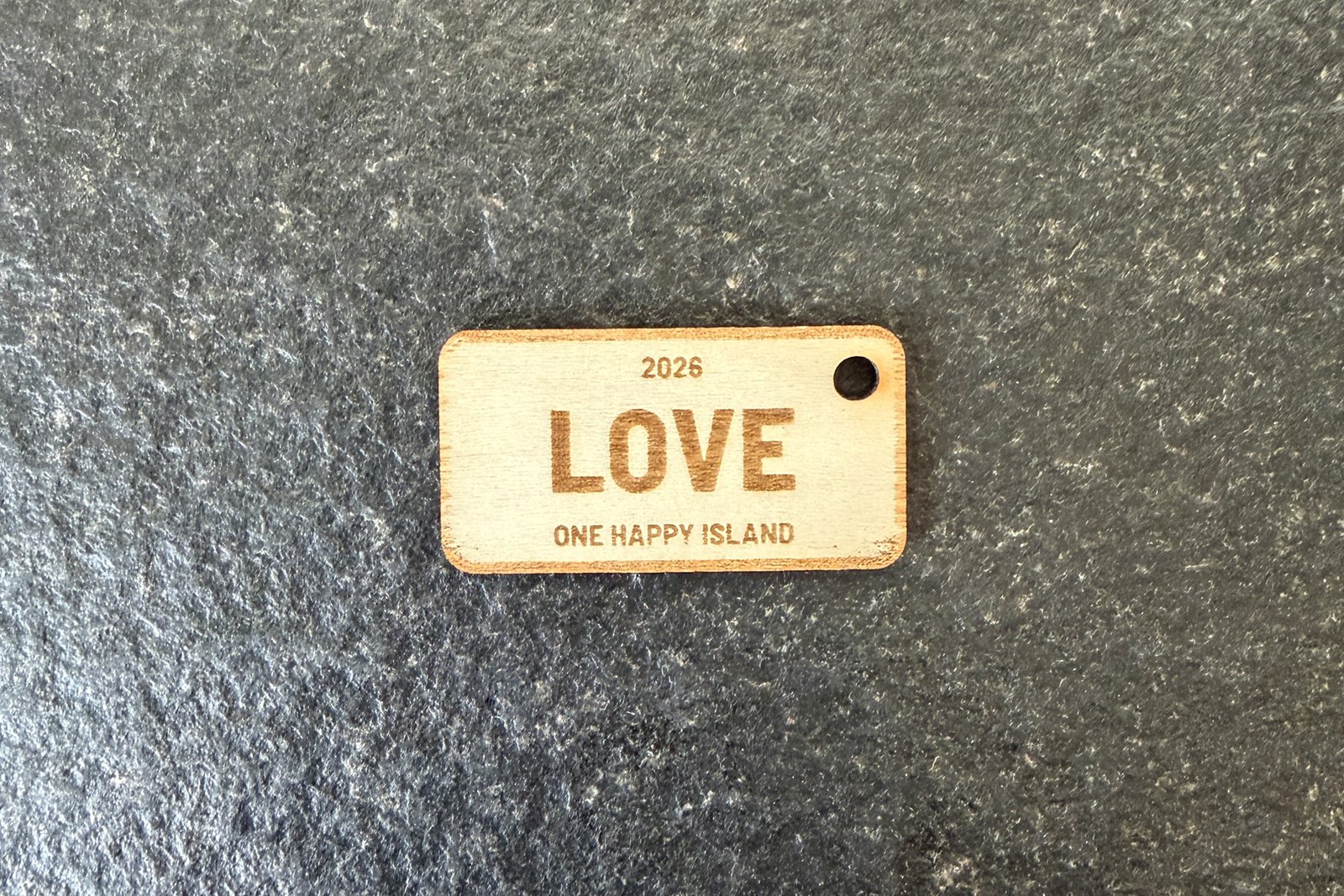 Keychain - LOVE - Rectangle - 2026 - Plain
