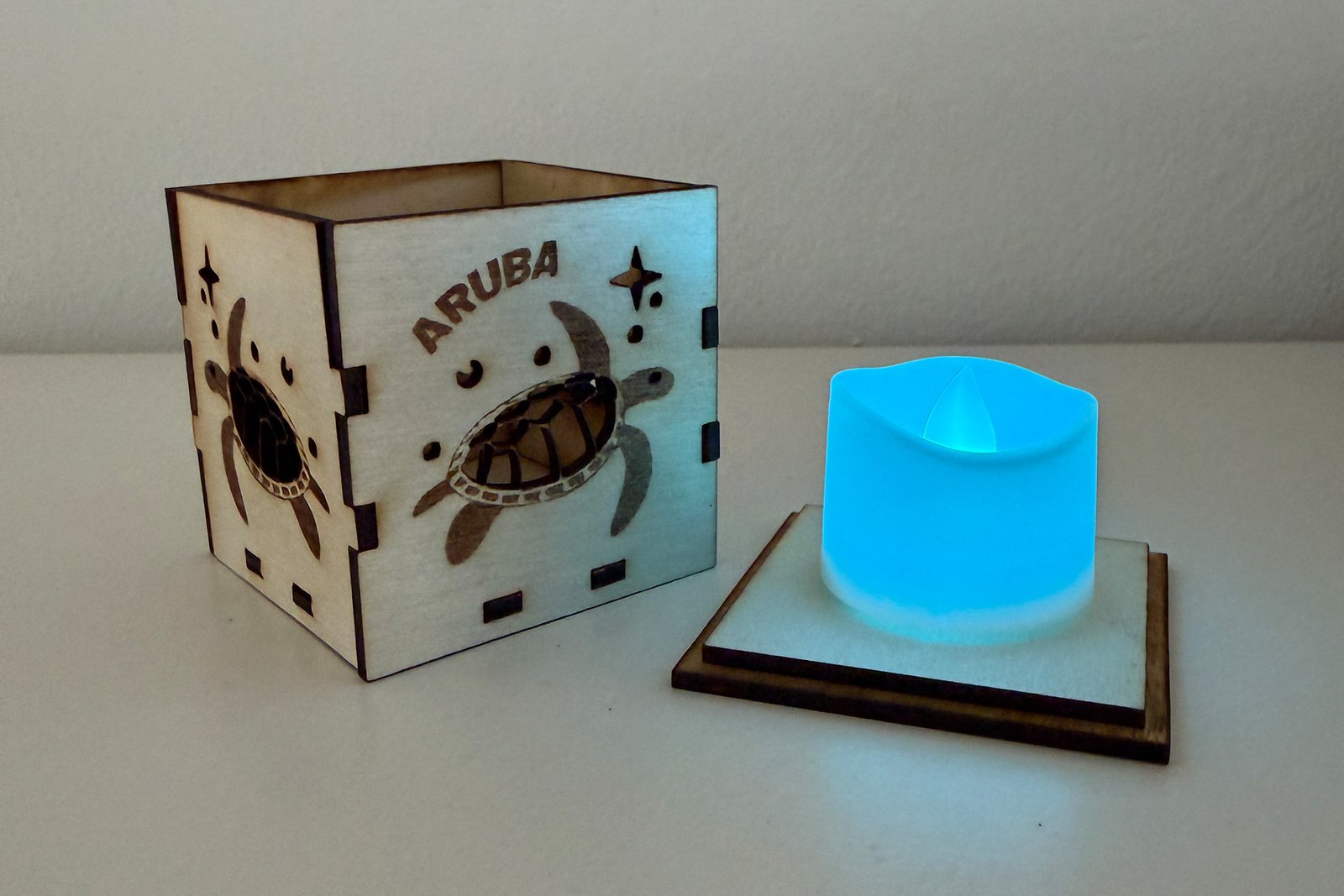 Lantern - Turtle Aruba with lid - Plain