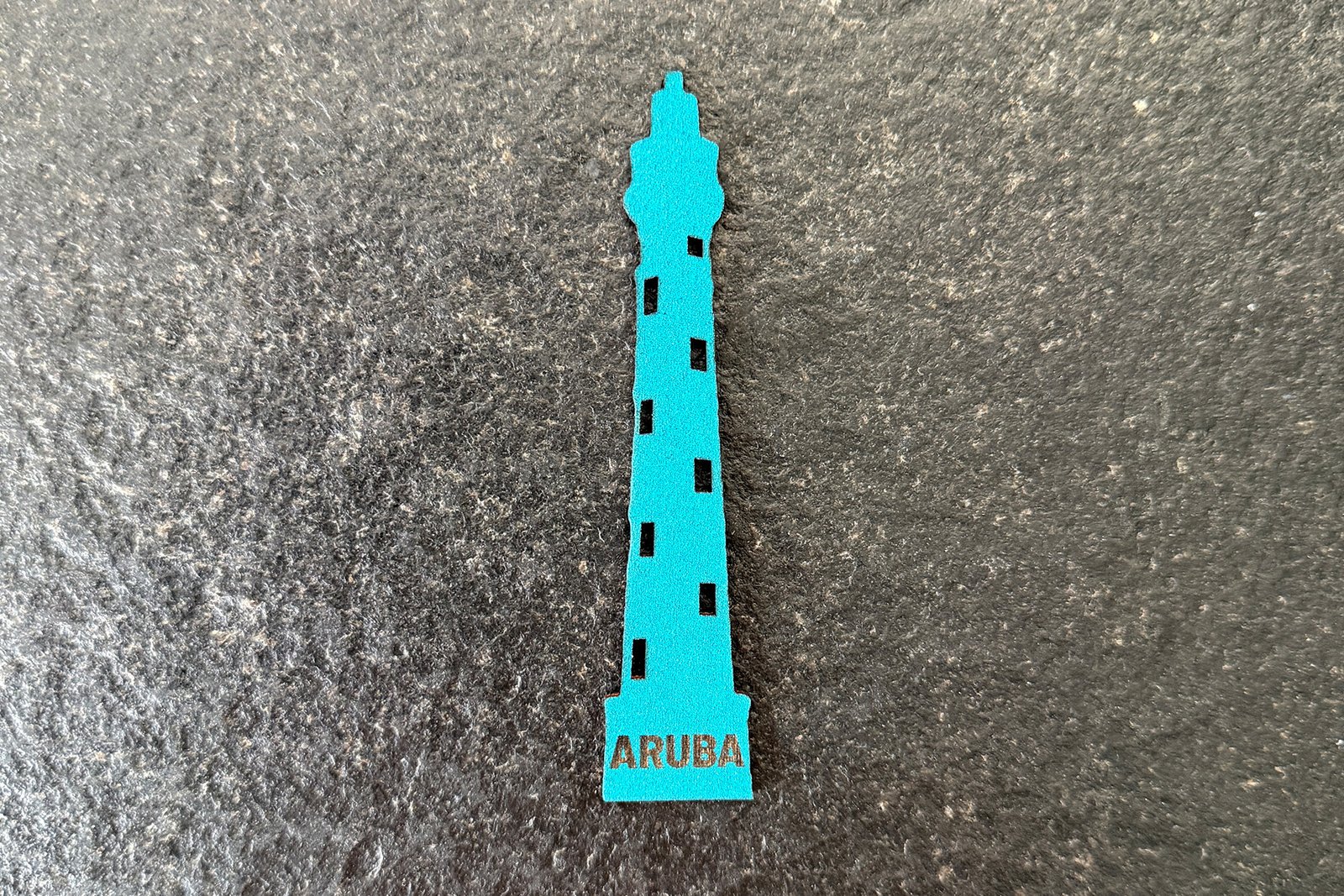 Magnet - Aruba - Lighthouse - Blue