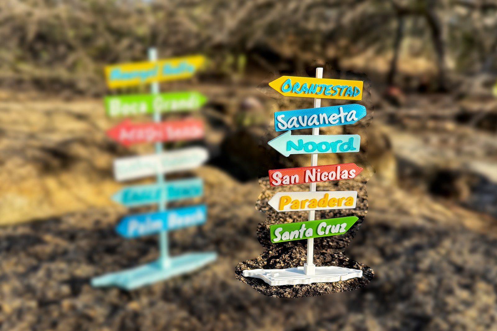 Totem pole - Districts